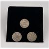 Image 1 : Collection of Three Cent Silver Pieces