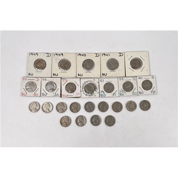 Collection of Jefferson Nickels