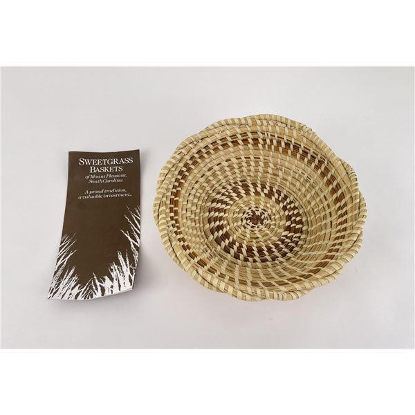 Charleston Gullah Sweetgrass South Carolina Basket