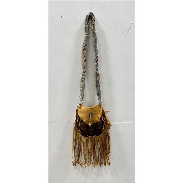 Native American Indian Snapping Turtle Shell Bag