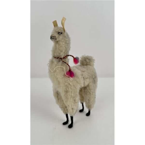 South American Wool Alpaca Doll