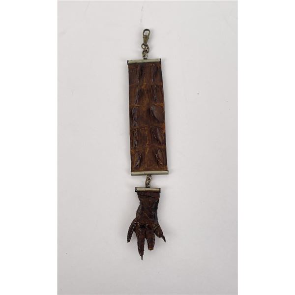 Antique Alligator Foot Watch Fob