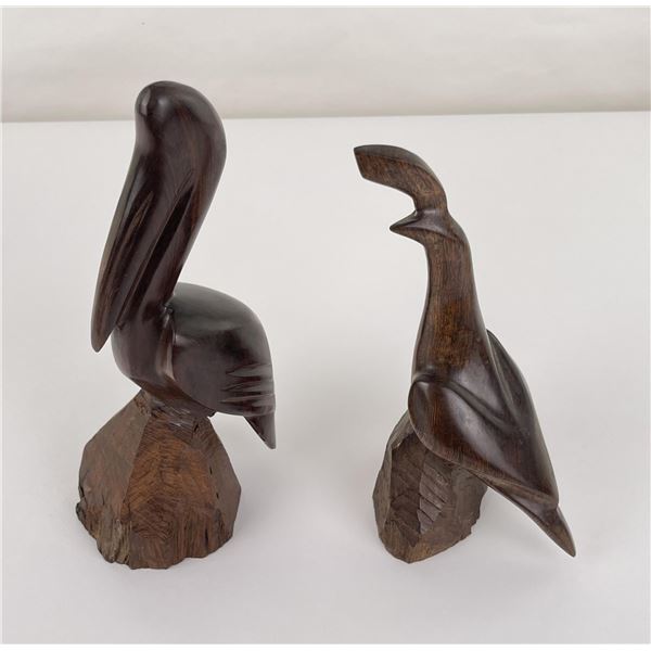 Pair of Mexican Ironwood Birds