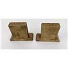 Image 3 : Arts and Crafts Gesso Lion Head Bookends