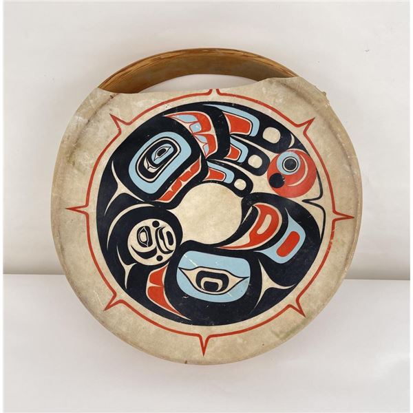 Haida Northwest Coast Indian Drum
