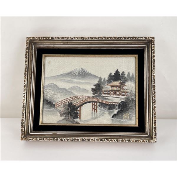Japanese Silk Pagoda Picture