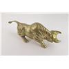 Image 2 : Mid Century Brass Bull Sculpture