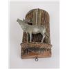 Image 2 : Folk Art Wood Elk Thermometer