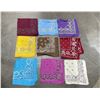 Image 1 : Collection of Vintage Handkerchiefs Bandanas