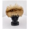 Image 2 : Red Fox Fur Turban Hat