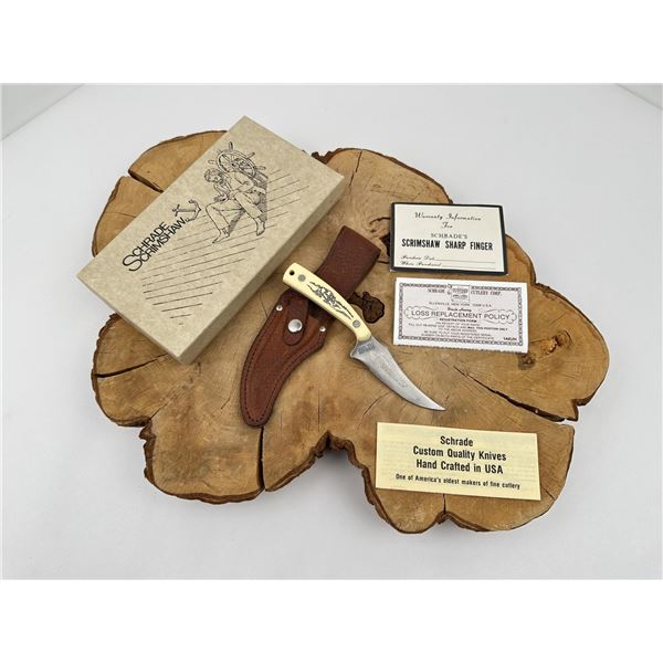 Schrade Scrimshaw Knife 155sc