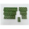 Image 3 : Green Bakelite Dominos Set