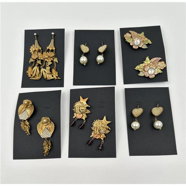 Group of Custom Made Earrings