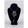 Image 1 : Sterling Silver Tigers Eye Bolo Tie