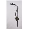 Image 2 : Sterling Silver Tigers Eye Bolo Tie