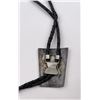 Image 5 : Zuni Nakai Sterling Silver Inlaid Bolo Tie