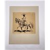 Image 1 : Edward Borein Pen and Ink Cowboy Drawing
