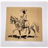 Image 3 : Edward Borein Pen and Ink Cowboy Drawing