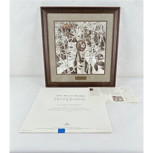 Bev Doolittle Three More For Breakfast Print