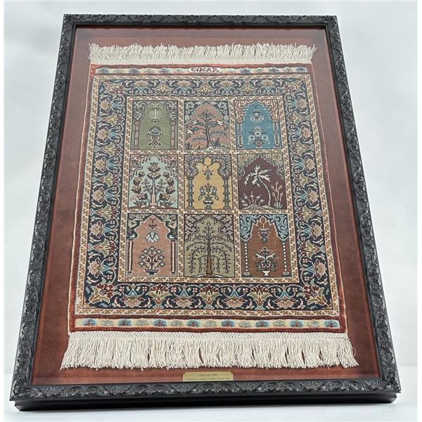 Oriental Persian Silk Prayer Rug Sampler