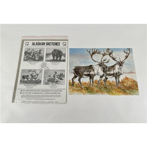 Doug Lindstrand Caribou Print