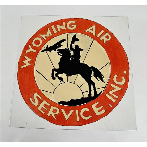 Wyoming Air Service Inc Oil on Canvas Painting