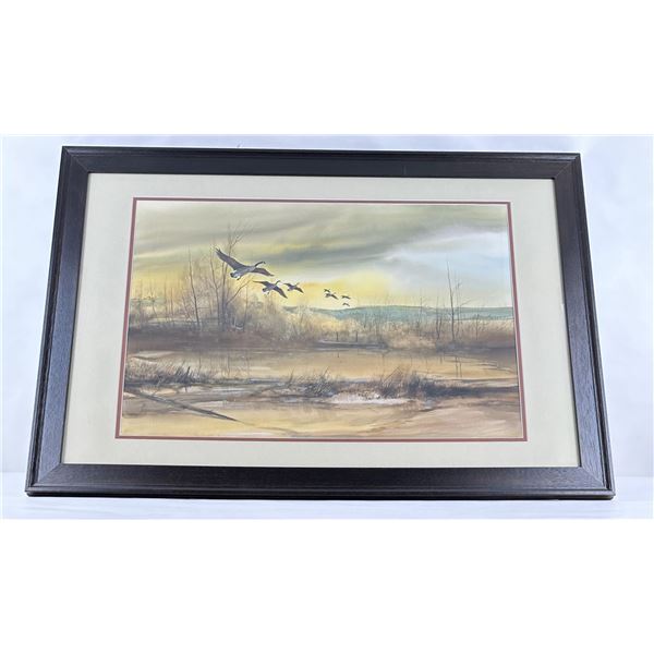 Tom Sander Montana Watercolor Painting