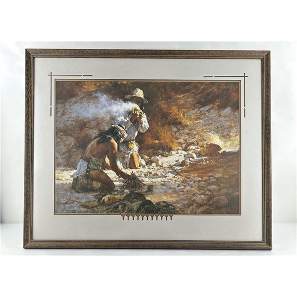 Howard Terpning The Apache Fire Makers Print