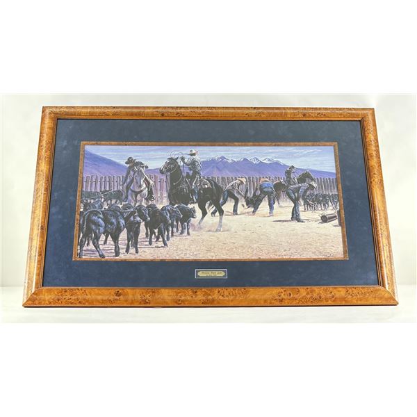 Larry Zabel Montana Black Gold Print