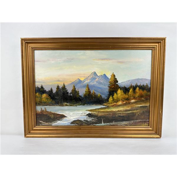 Robert William Wood Oil on Canvas Painting