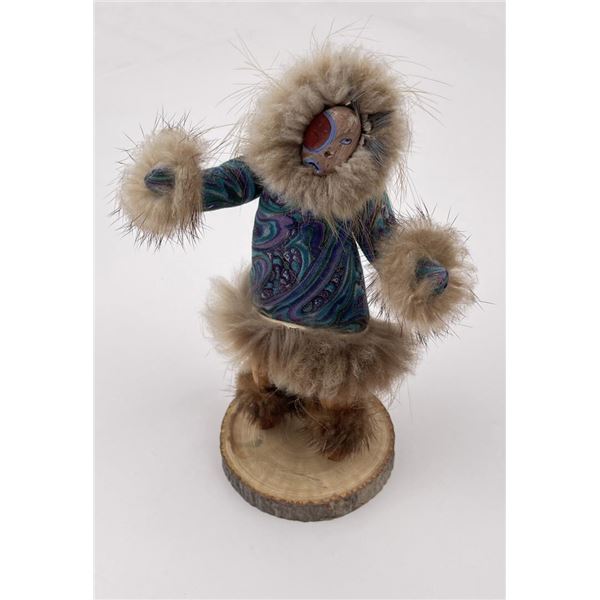 Carol Muth Spirit Mask Alaskan Inuit Doll