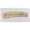 Image 1 : Antique Eskimo Inuit Walrus Cribbage Board