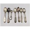 Image 1 : Collection of Antique Coin Silver Spoons