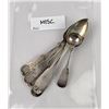 Image 5 : Collection of Antique Coin Silver Spoons