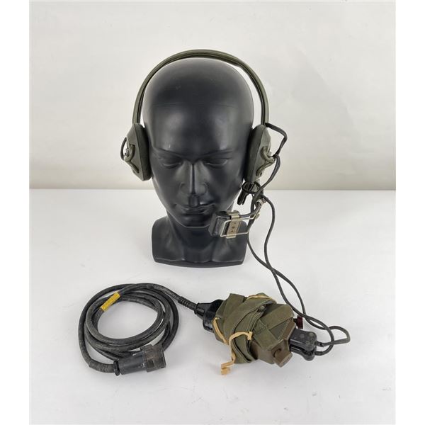 WW2 Tankers Helmet HS-30 Microphone Headset