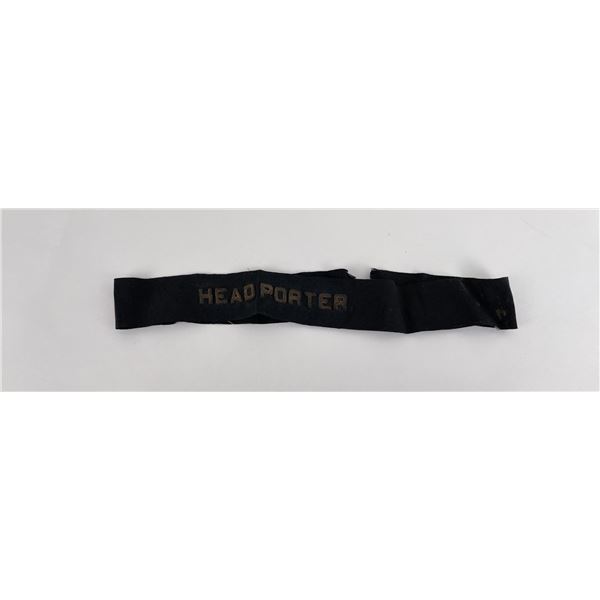WWI WW1 US Navy Head Porter Cap Tally