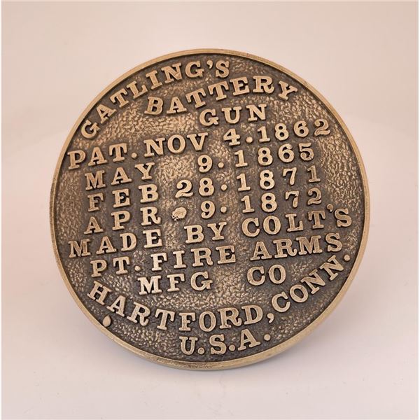 Gatling Battery Gun Belt Buckle