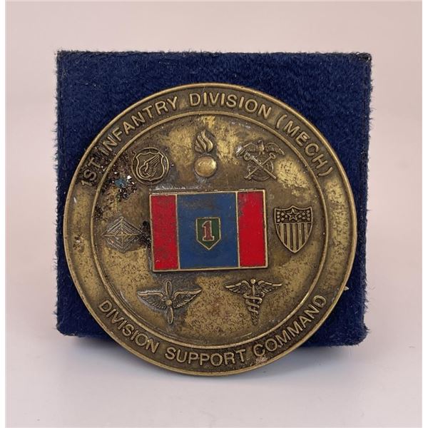 1st Infantry Division Mech Challenge Coin