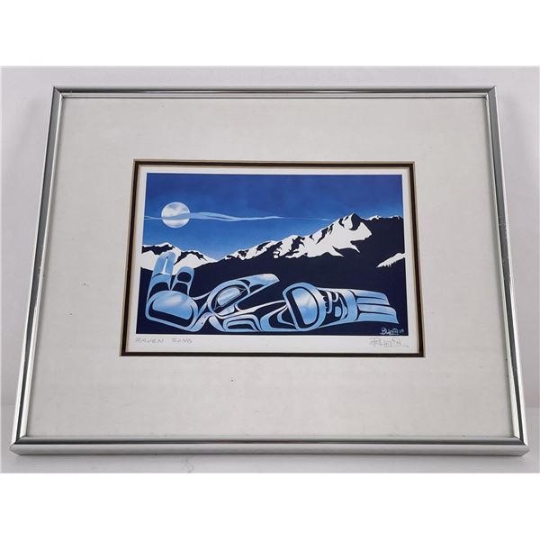 William Bill Herbert Helin Haida Serigraph