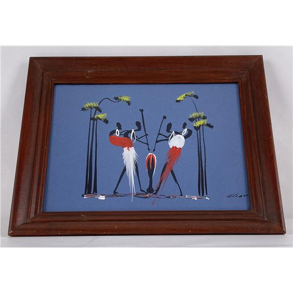 1950s African Folk Art Painting