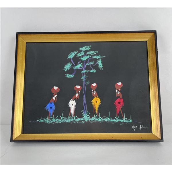 1950s African Folk Art Painting