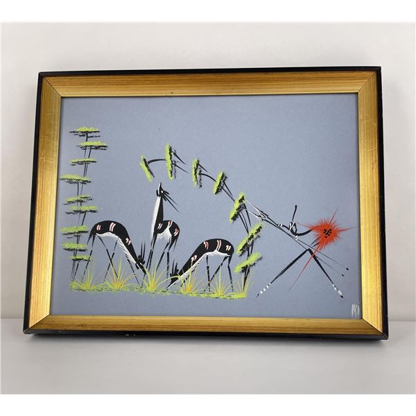 1950s African Folk Art Painting