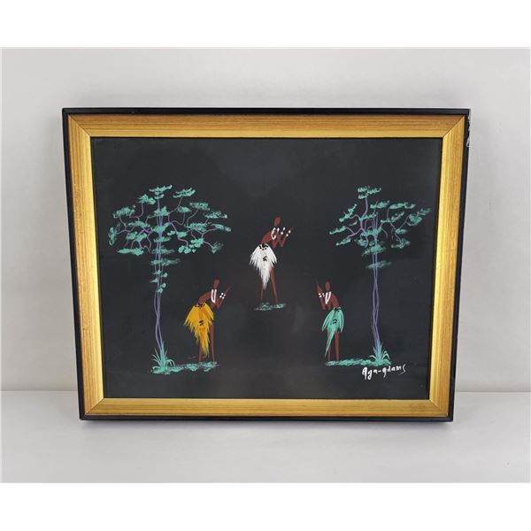 1950s African Folk Art Painting