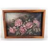 Image 1 : Victorian Rose Painting Oil on Canvas