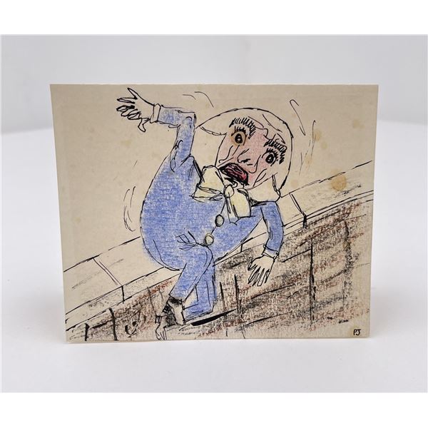 Humpty Dumpty Pen and Ink Drawing.