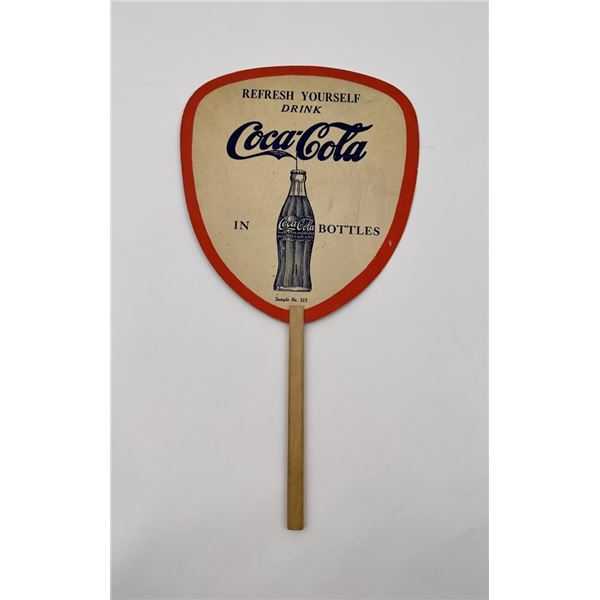 1920s Coca Cola Paper Hand Fan