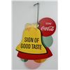 Image 1 : Coca Cola Sign of Good Taste Fan Pull Sign