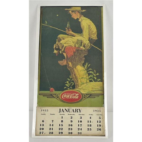 1935 Norman Rockwell Coca Cola Calendar