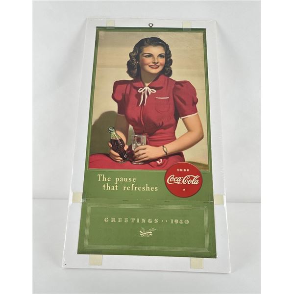 1940 Coca Cola Calendar