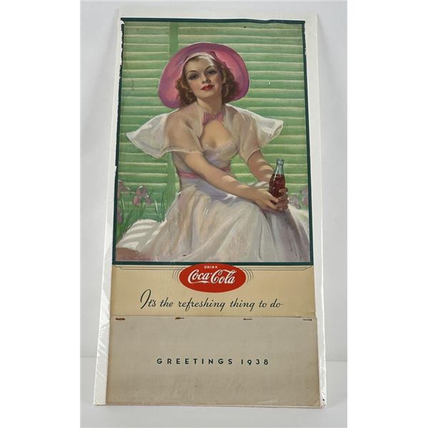 1938 Coca Cola Calendar